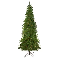9ft. Pre-Lit Pencil Canadian Pine Artificial Christmas Tree, Clear Lights