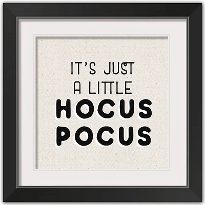 Hocus Pocus Halloween Print in Black Frame