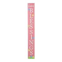 Glitzhome® 60'' Easter Blessings Wooden Porch Sign