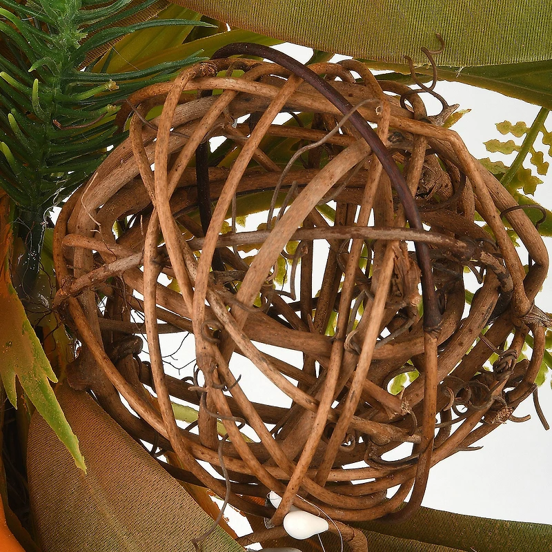 26" Harvest Wall Flower Swag