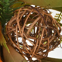 26" Harvest Wall Flower Swag