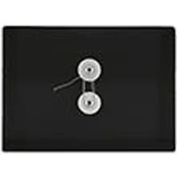 JAM Paper 5.25" x 7.5" Booklet Plastic Envelopes with Button and String Closure