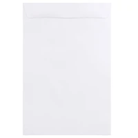JAM Paper 10" x 15" White Open End Catalog Envelopes