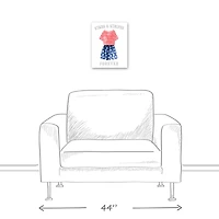 Stars & Stripes Outfit Canvas Wall Art