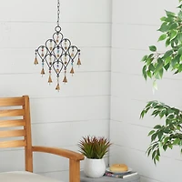 24" Black Metal Eclectic Windchime