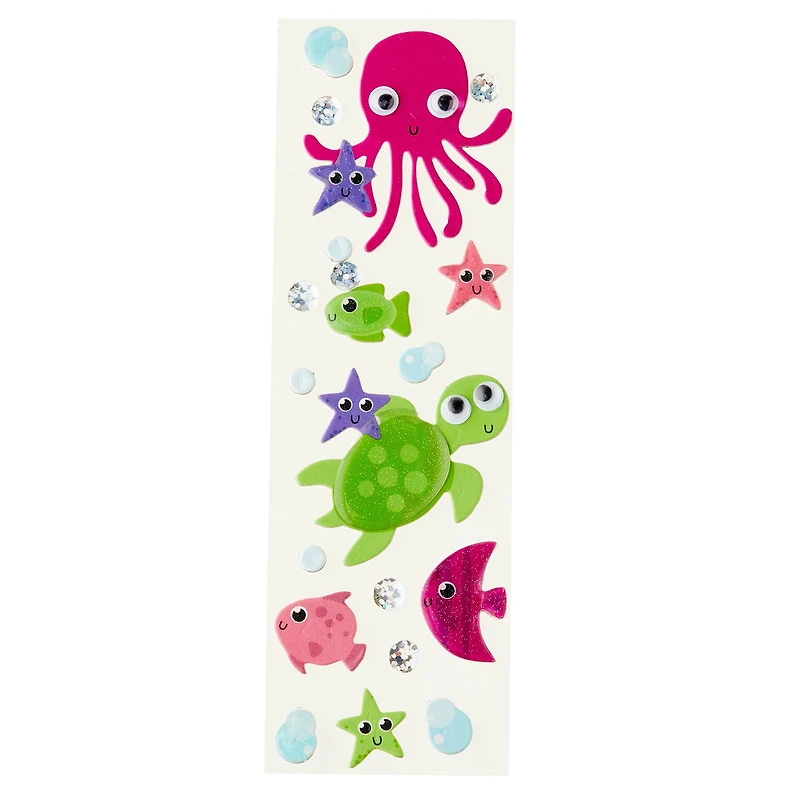 Dimensional Sea Creatures Stickers by Recollections™ 