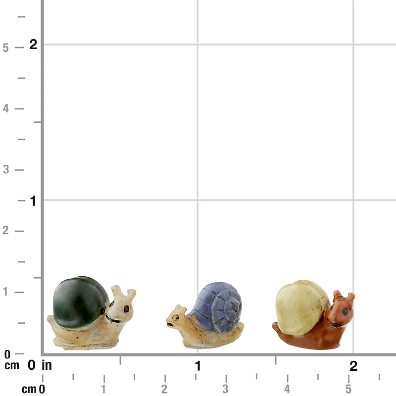 12 Packs: 3 ct. (36 total) Mini Garden Snails by Make Market®