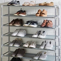 Simplify Gray 50 Pair Shoe Rack
