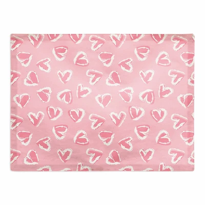 Pink Cute Hearts Pattern Placemat