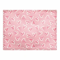 Pink Cute Hearts Pattern Placemat
