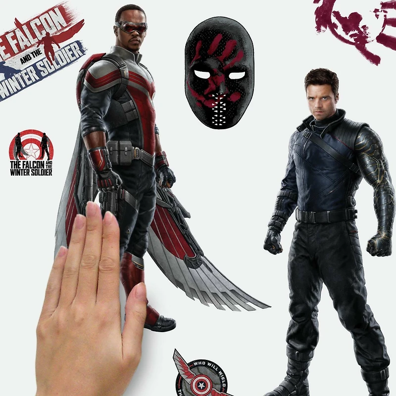 RoomMates Marvel Falcon & The Winter Soldier Peel & Stick Wall Decals