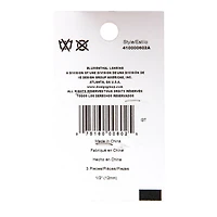 Flair Originals 1/2" Eyes & Nose Shank Buttons, 3ct.
