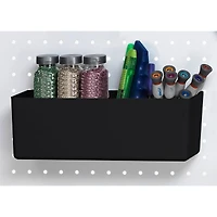 Medium Black Pegboard Storage Bin by Simply Tidy®