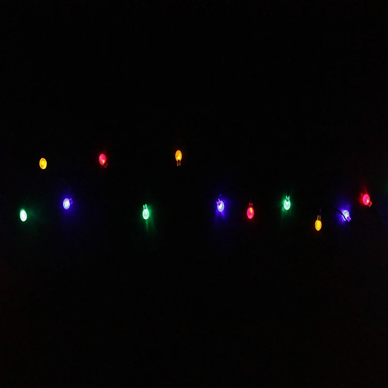 240ct. Multicolor LED G20 Globe Christmas String Lights with Green Wire