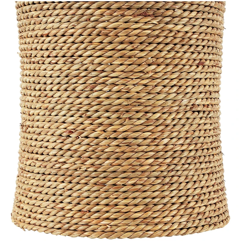 31" Natural Brown Seagrass Wrapped Vase