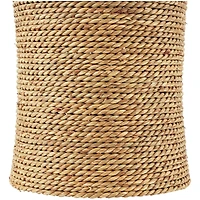 31" Natural Brown Seagrass Wrapped Vase