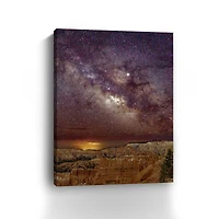 Milky Way over Bryce Canyon (portrait) Canvas Giclee