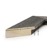 Frame USA Farmhouse Barnwood Charcoal Single Image Picture Frame