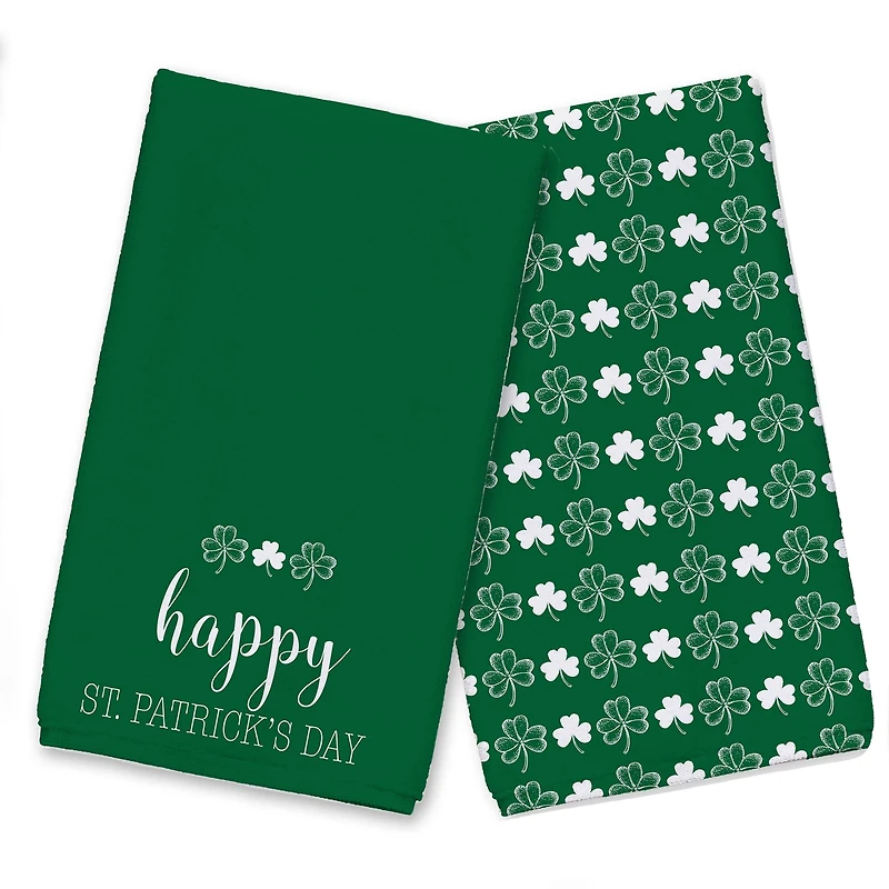 Happy Pats Day Set Tea Towel Set of 2