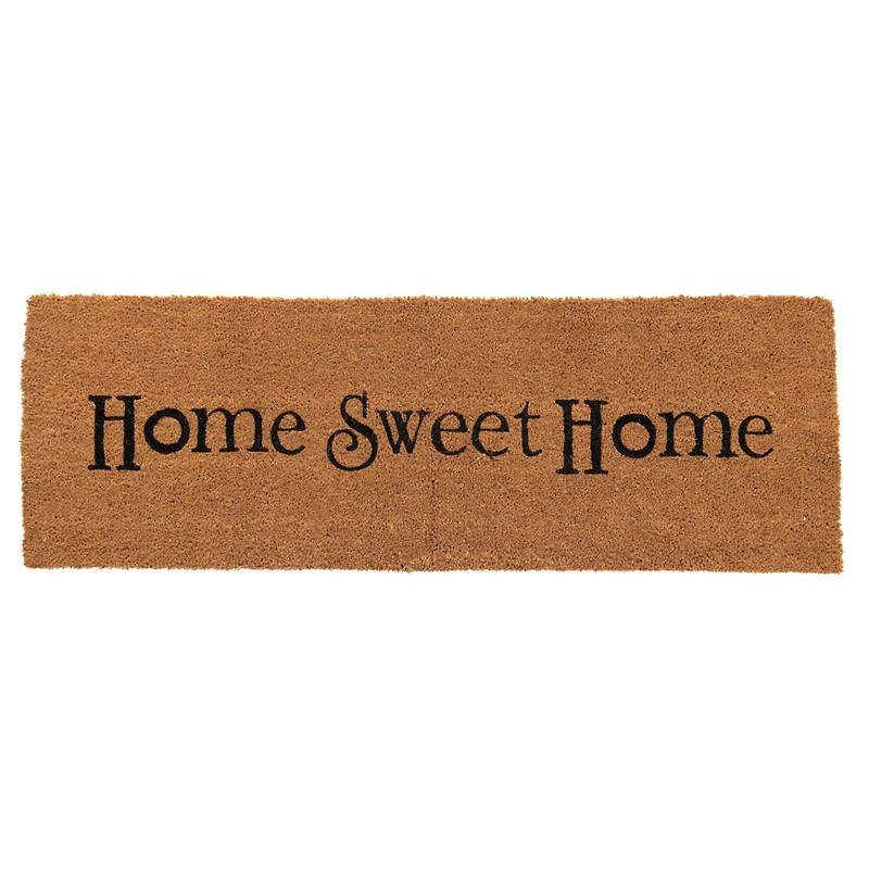 Hello Honey® Home Sweet Home Natural Coir Double Doormat