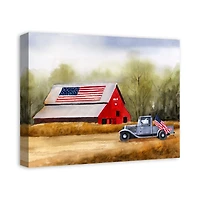 Country Barn Canvas Wall Art