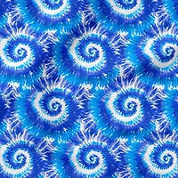 Fabric Editions Royal Blue Tie Dye Cotton Fabric
