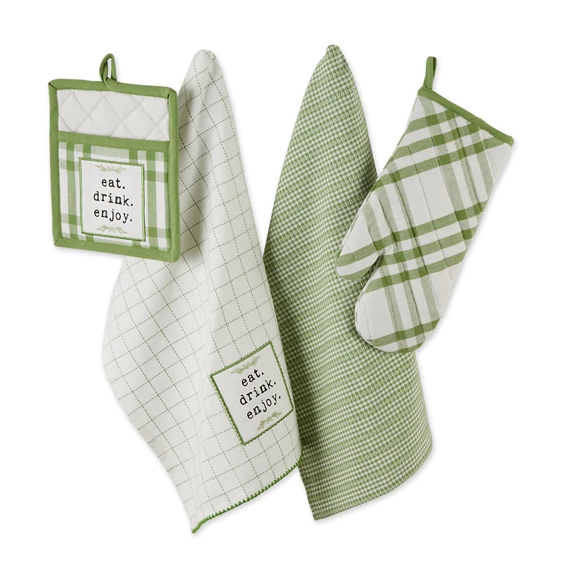DII® Eat, Drink & Enjoy Kitchen Towels
