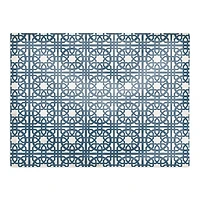 Blue Geo Tile 18" x 14" Cotton Twill Placemat