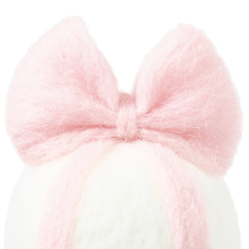 Christmas Pink & White Ball with Bow Felting Kit by Loops & Threads®