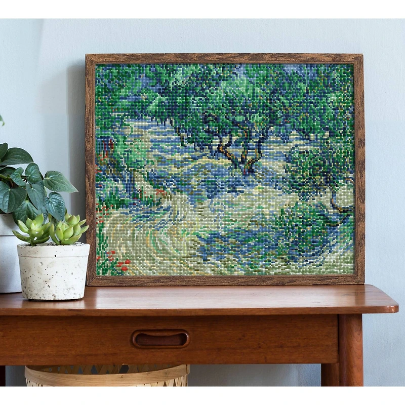 Diamond Dotz® Advanced Olive Orchard (apres Van Gogh) Diamond Facet Art Kit