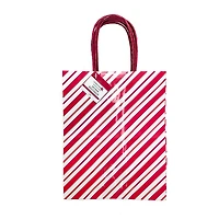 Medium Peppermint Stripes Gift Bags, 5ct. by Celebrate It™