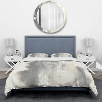 Designart 'Gold Glamour Direction II' Geometric Bedding Set