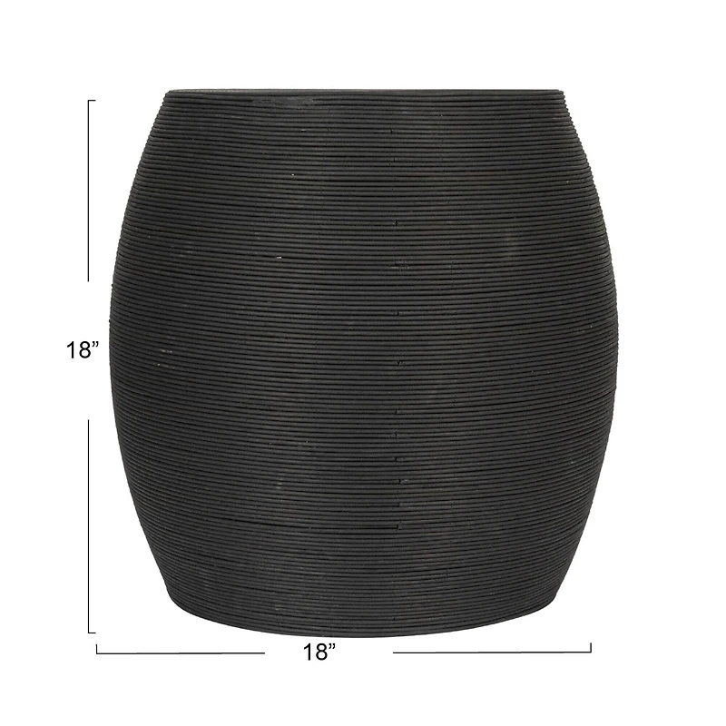 Hello Honey® Small Rattan Round Accent Table