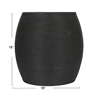 Hello Honey® Small Rattan Round Accent Table