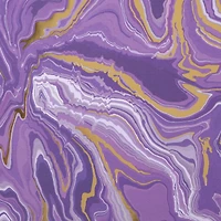 12" x 12" Purple & Gold Marble Cardstock Paper by Recollections™