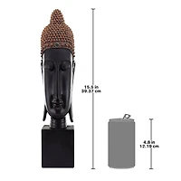 Design Toscano 15.5" Thai Spiritual Wisdom Buddha Sculptural Bust