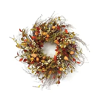 20" Cape Gooseberry Wreath