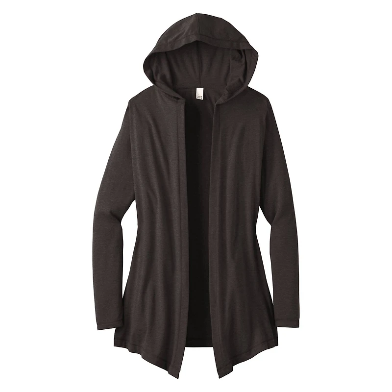 District® Women's Perfect Tri-blend Hooded Cardigan