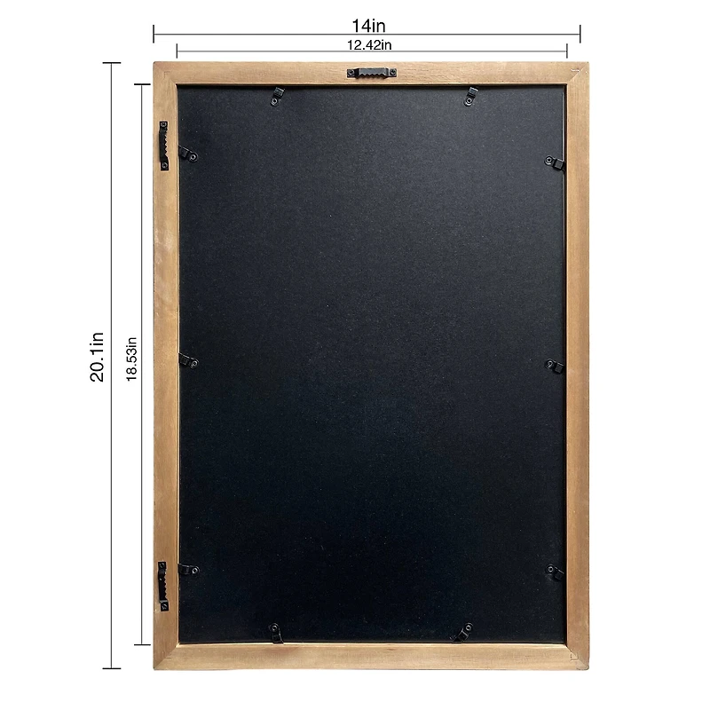 9 Opening 4" x 6" Black & Brown Collage Frame by Studio Décor®