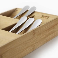 Joseph Joseph DrawerStore Bamboo Large Compact Cutlery Organizer