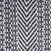 DII® Black Herringbone Stripe Throw
