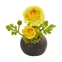 Ranunculus Artificial Arrangement (Set of 2)