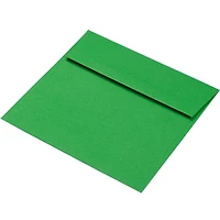 JAM Paper 8.5" x 8.5" Green Square Colored Invitation Envelopes, 25ct.