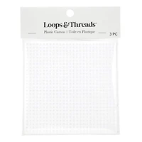 4" Clear Square Plastic Canvases by Loops & Threads ®