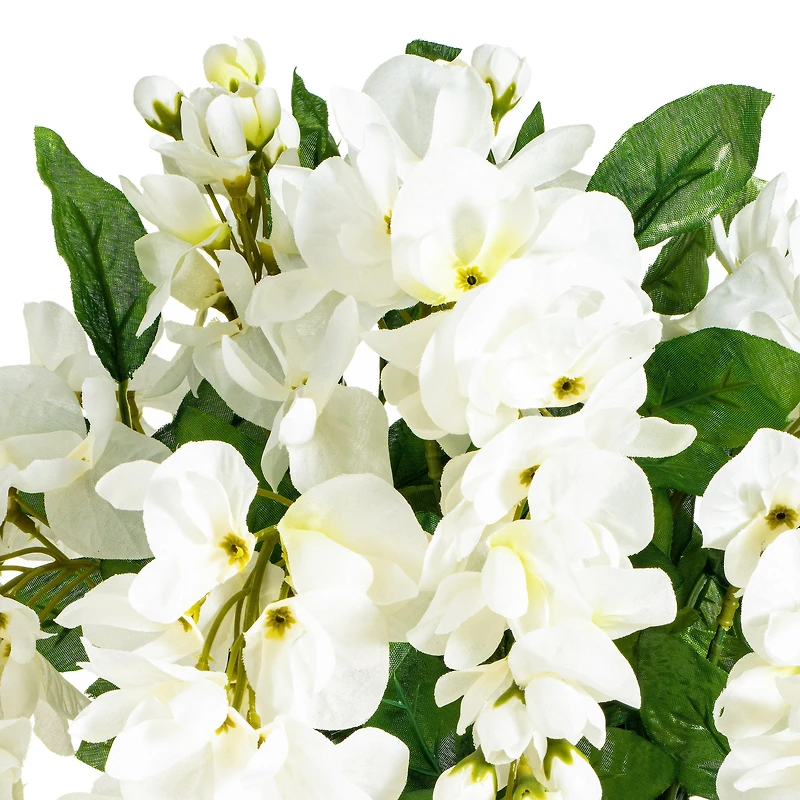 Artificial White Wisteria Bush