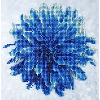 Diamond Art Beginner Blue Dahlia Kit