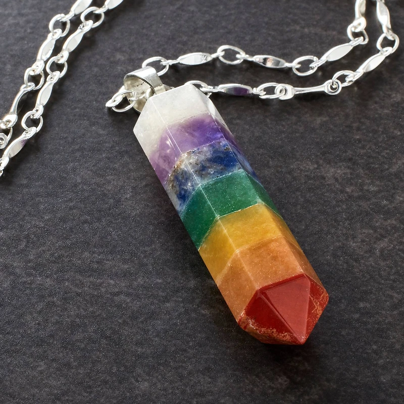 Positive Intentions Chakra Arrow Pendant by Bead Landing™