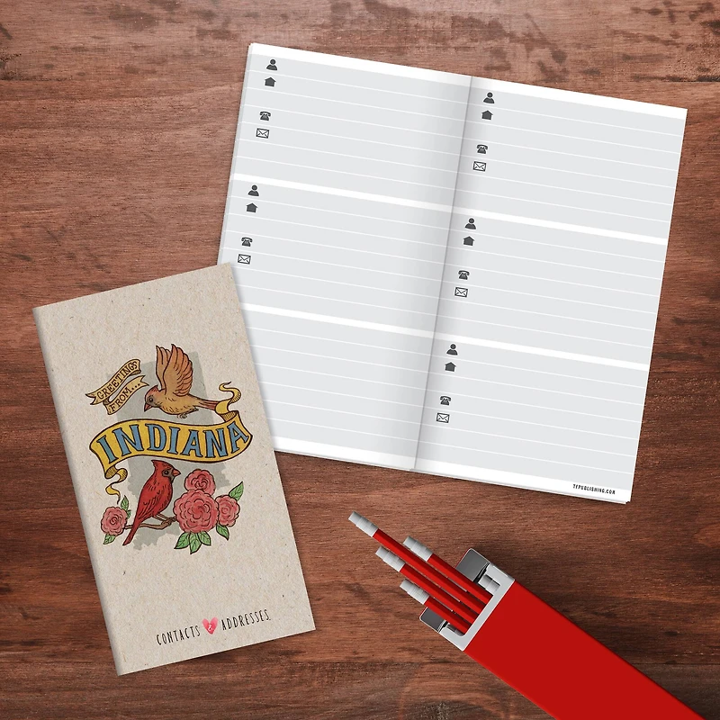 TF Publishing Indiana Address Book