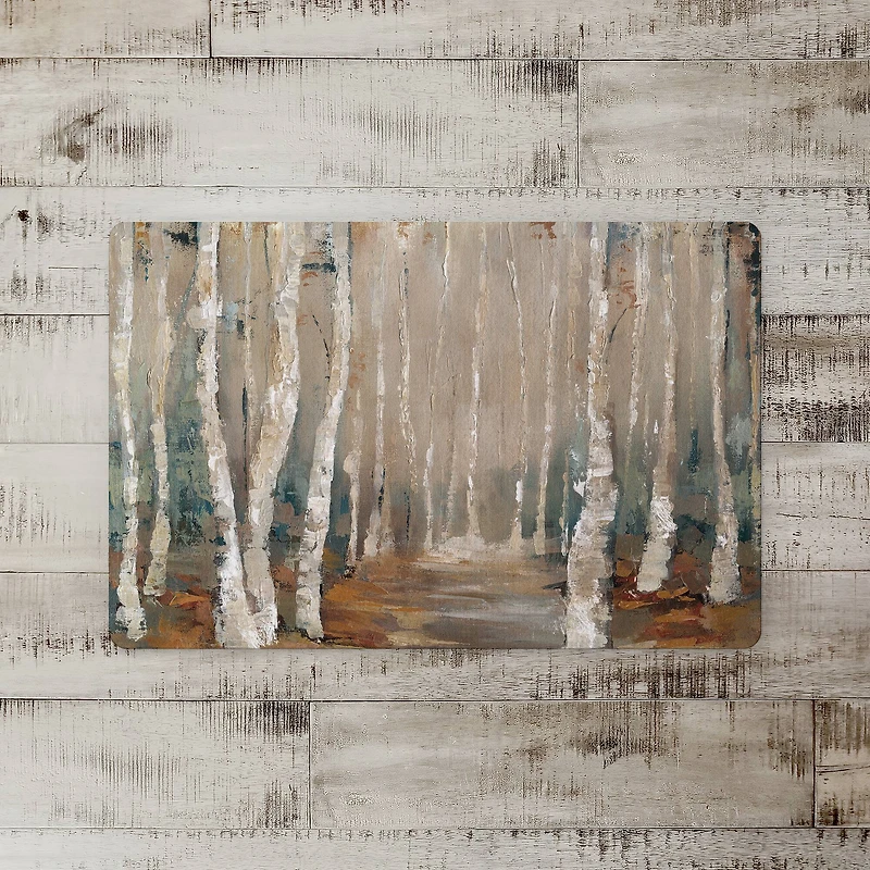 Birch Tree Landscape 18" x 27" Floor Mat