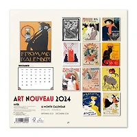 TF Publishing 2024 Art Nouveau Bilingual Wall Calendar